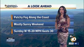 10News Pinpoint Weather with Meteorologist Angelica Campos