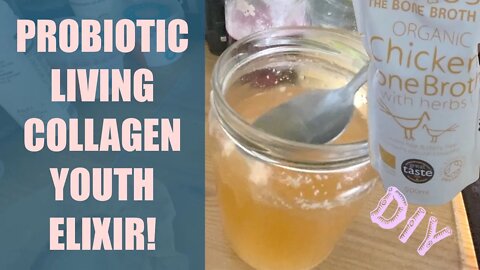 Transform Humble Bone Broth into Most Potent Youth Restoring Living Collagen. Fizzy Light Taste.Keto