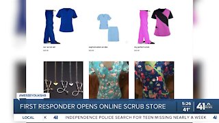 First responder opens online scrub store