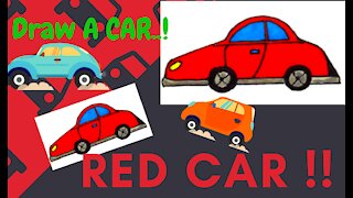 Draw A Car | Easy Drawing Of A Car