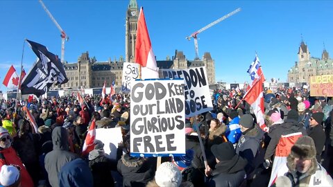 Convoi pour la liberté-Freedom Convoy 2022, Ottawa 29-01-2022