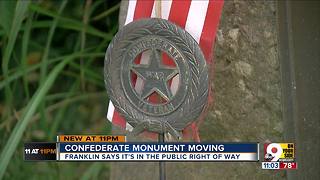 Confederate monument moving from Franklin