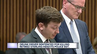 Drunk driver sentenced for killing retired Sterling Heights Police Sgt.