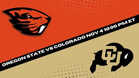 Colorado Buffaloes vs Oregon State Beavers Prediction and Picks - College Football Picks Week 10