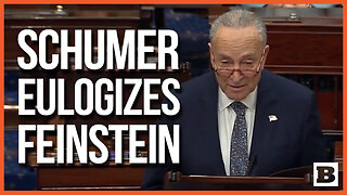 Chuck Schumer Eulogizes Dianne Feinstein on Senate Floor Following Her Passing at 90