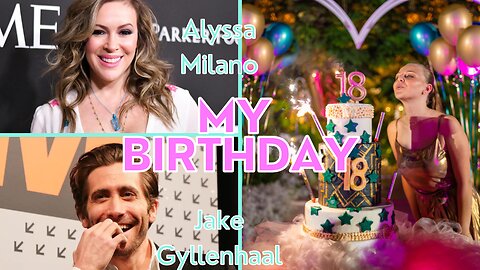 famous birthdays on december 19 Alyssa Milano. Jake Gyllenhaal. #viral #celebrity #rumble