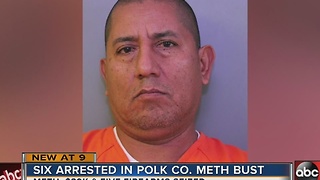 Six arrested in Polk County meth bust