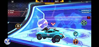 Rocket League gameplay: Capturing goals mode