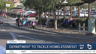 San Diego County to consider forming department to tackle homelessness
