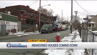 Finally! Vacant homes coming down after decades