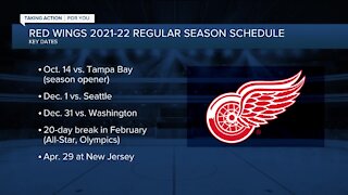 Red Wings announce 2021-22 schedule
