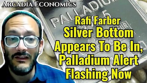 Rafi Farber: Silver Bottom Appears To Be In, Palladium Alert Flashing Now