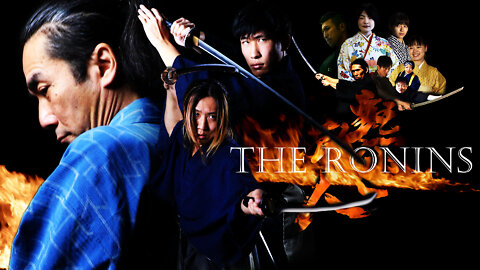The trailer of the samurai movie "The Ronins."