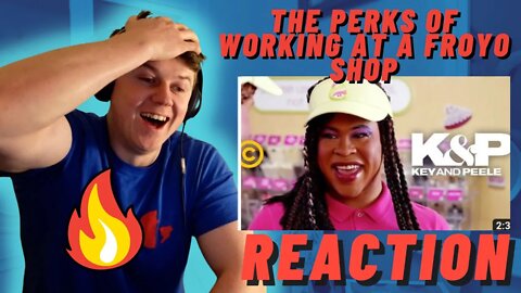Key & Peele - The Perks of Working at a Froyo Shop ((IRISH MAN REACTION!!))