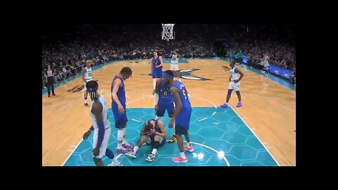 Nikola Jokic Fights Montrezl Harrell While Defending Aaron Gordon and Getting Ejected!