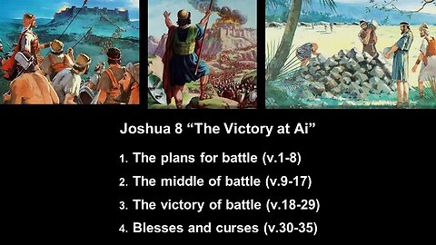 Joshua 8 “The Victory at Ai” - Calvary Chapel Fergus Falls