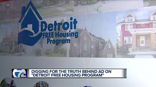 People lured in for "free homes" at event in Detroit