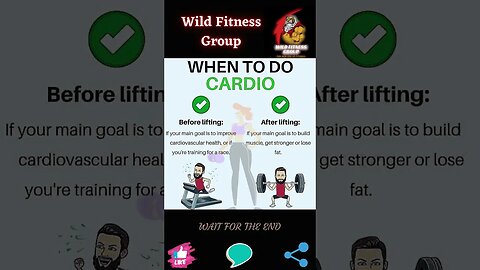 🔥 When to do cardio 🔥 #shorts 🔥 #wildfitnessgroup 🔥 11 June 2023 🔥