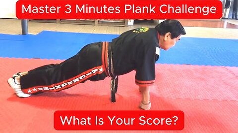Plank Challenge For 3 Minutes /knuckles Or Palms | What Is Your Score? #martialarts #karate #viral