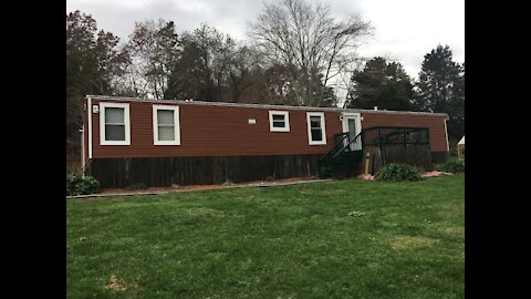 Amateur Vinyl Siding Mobile Home