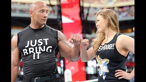 Stephanie McMahon tangles with Ronda Rousey- WrestleMania 31 @0vikash