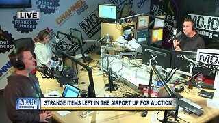 Mojo in the Morning: Strange items left in airport up for auction