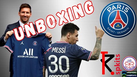 A NOVA CAMISA DO PSG! Unboxing PSG Jordan 21/22 | Camisa de Time SPKITS Lionel Messi