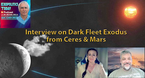 Interview on Dark Fleet Exodus from Ceres & Mars