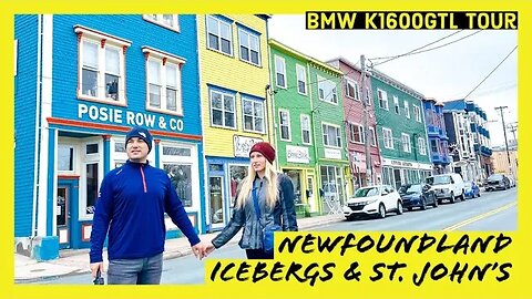 Motorcycle Adventure: BMW K1600GTL Tour - Newfoundland, Rocky Point, St. John's, Cabot Tower