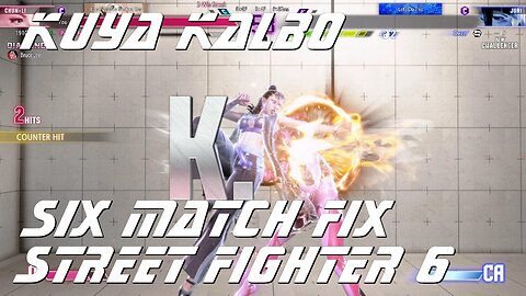 Kuya Kalbo Six Match Fix with Chun Li on Street Fighter 6 as Puyat 04-13-2024 Part 2