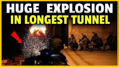 Worst Day for Hamas! Israeli Army Blows Up the Longest Hamas Tunnel!