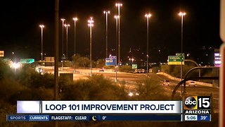 Loop 101 improvement project near I-17