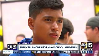 Free cell phones for some Valley high school students