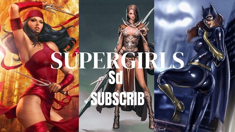 SUPERGIRLS||MARVEL GORLS||DC GIRLS THIS VIDEO IS SUPERWOMANS AND COMIC GIRLS