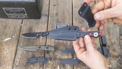 Raider, Tanto, Warthog, Striker Knife Review_ Demo. EDC Concealed Carry Tactical Knives