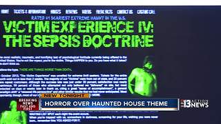 Haunted house theme causing controversy