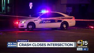 Roads reopen after west Phoenix crash