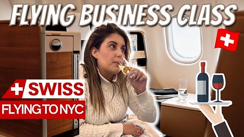 FLYING BUSINESS CLASS ON SWISS | What it's REALLY like traveling in Luxury from Geneva to JFK