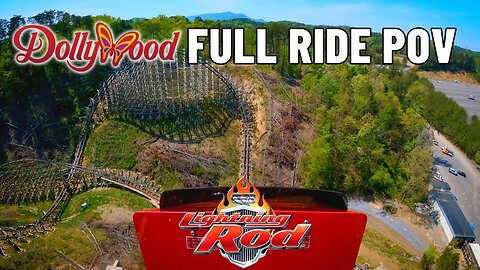 Lightning Rod Roller Coaster at Dollywood Full Ride POV