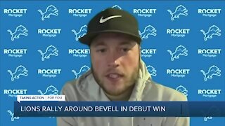 Stafford, Lions rally around Bevell in debut win