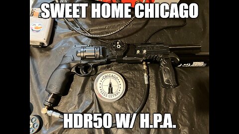 Testing a umarex hdr50 modified with hpa | chicago less lethal | 312-882-2715