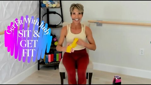 SIT & GET FIT No sweat | Sit Down & Tone | Get Fit With Judy
