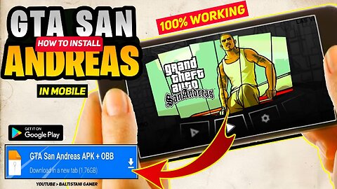 How to Install GTA SAN ANDREAS DOWNLOAD ANDROID 2023 | GTA SAN ANDREAS DOWNLOAD PLAY STORE FREE