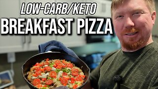 How I Developed The ULTIMATE Low Carb/Keto Breakfast Pizza: VLOG Version | Cooking With Neighbor