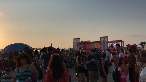 I went to a concert on Hermosa Beach