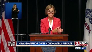 Iowa governor provides coronavirus update