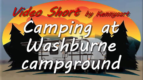 Washburne Campground camping, a walk on the beach