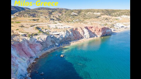 Milos, Greece Drone Aerial Views 2021 (4K)