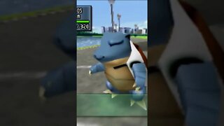Pokémon Stadium 2 - Blastoise Uses Mud-Slap!