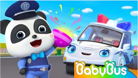 Police Car and Policeman 🚔 | Cars for Kids | Nursery Rhymes | Kids Cartoon | BabyBus Game